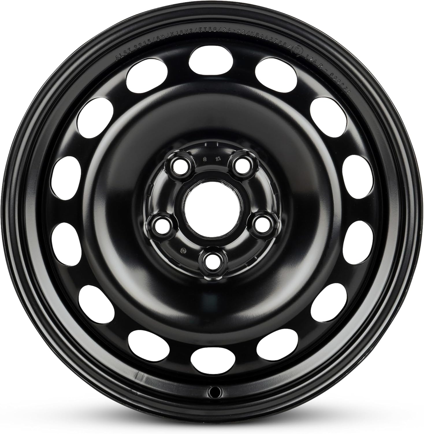 For 2006-2009 Volkswagen Rabbit 16 Inch Painted Black Rim - OE Direct Replacement - Road Ready Car Wheel