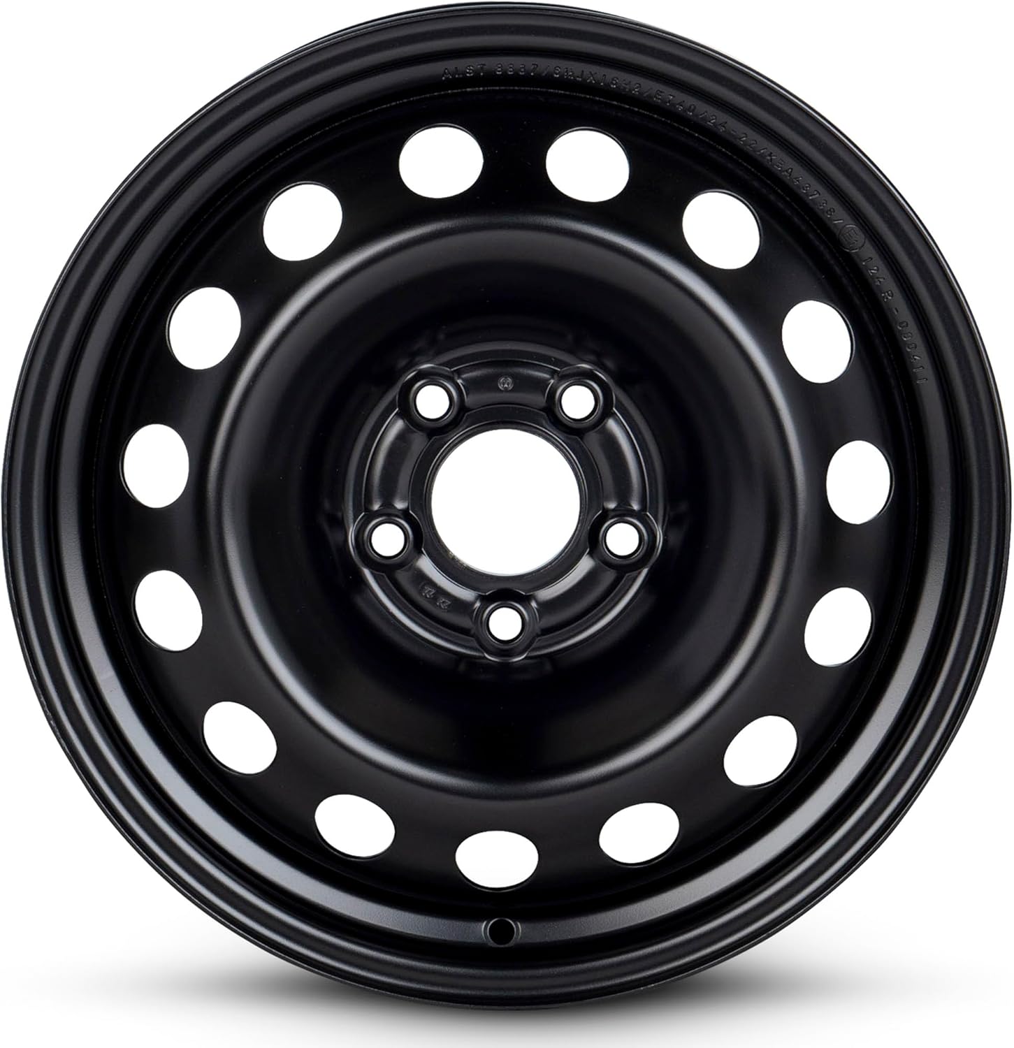 For 2021-2022 Jeep Renegade 16 Inch Black Painted Steel Rim - OE Direct Replacement - Road Ready Car Wheel