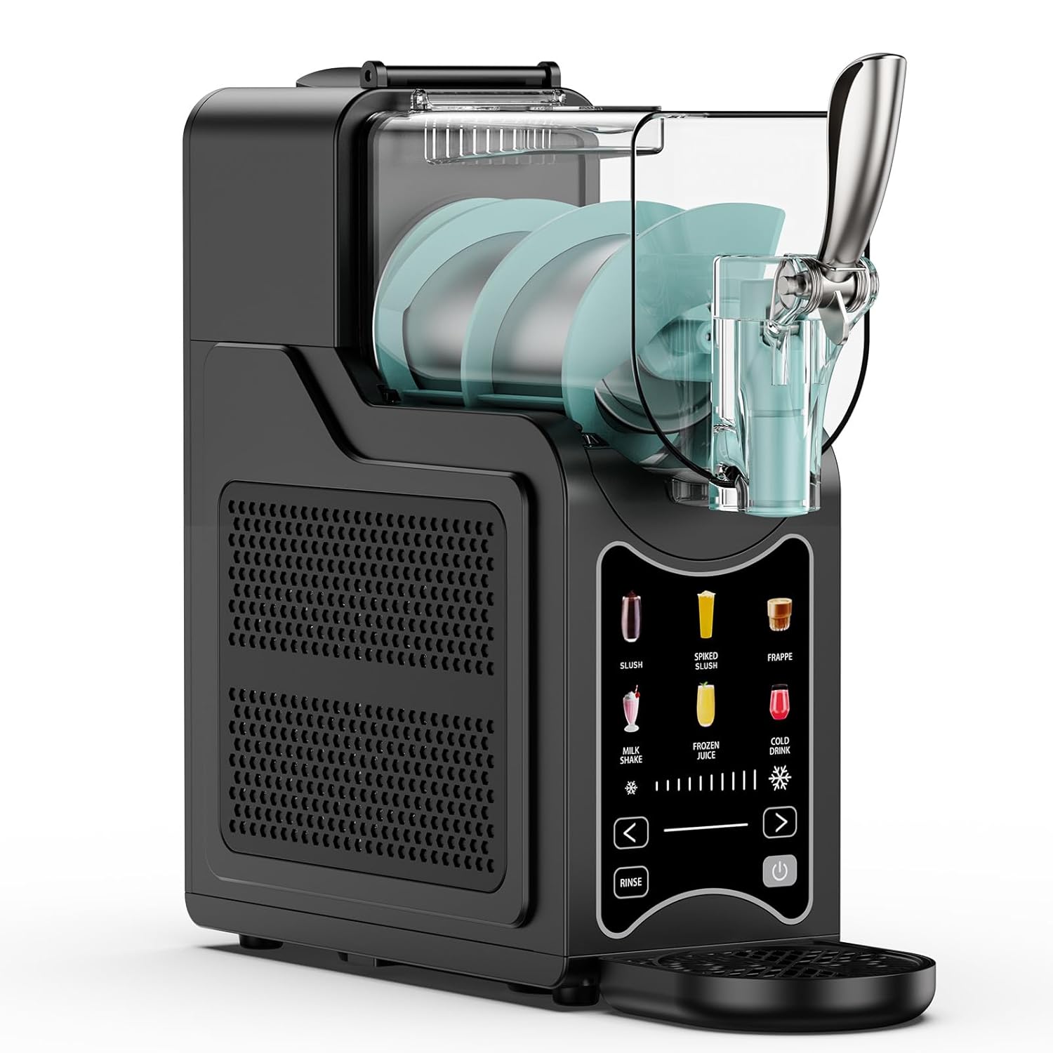 88-OZ Slushy Maker Machine for Home & Commercial Use, No Ice Needed, Adjustable Thickness, Frozen Drink Machine for Smoothies, Milkshakes, Frappés & Cocktails