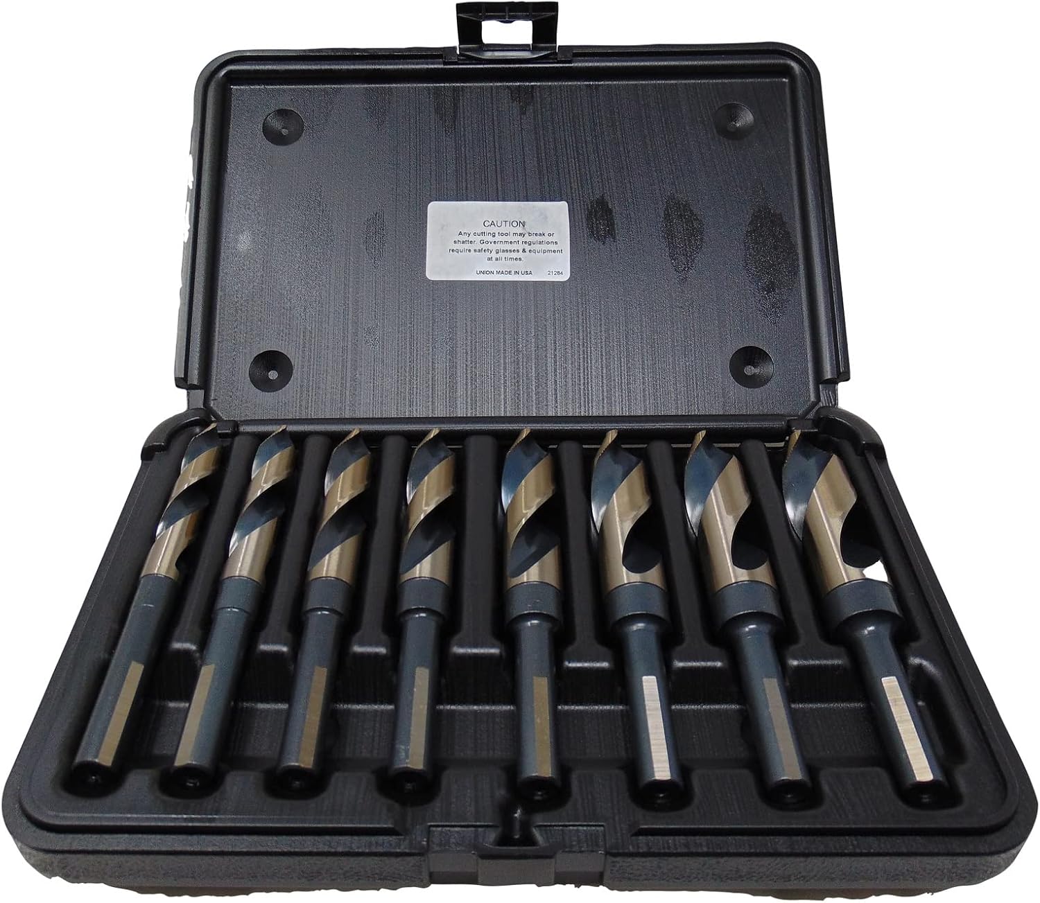Norseman by Viking Drill and Tool 26473 8 Piece 9/16 in. to 1 in. Heavy Duty Black and Gold Vortex 1/2 in. Shank Set