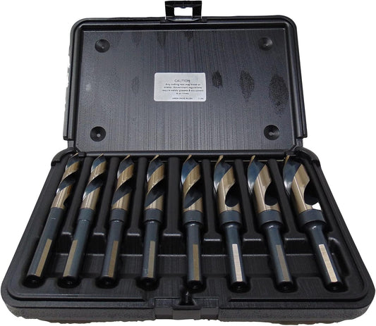 Norseman by Viking Drill and Tool 26473 8 Piece 9/16 in. to 1 in. Heavy Duty Black and Gold Vortex 1/2 in. Shank Set