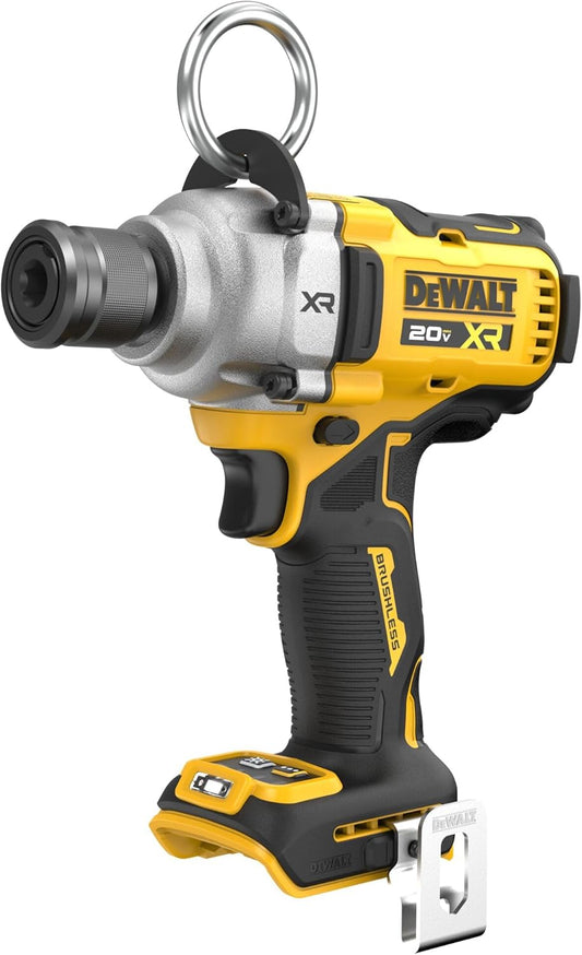 DEWALT Impact Wrench Cordless 7/16 inch 20V MAX XR Brushless Impact Gun, 4-Mode Speed Selection Including Timber Screw, Tool Only (DCF937B)