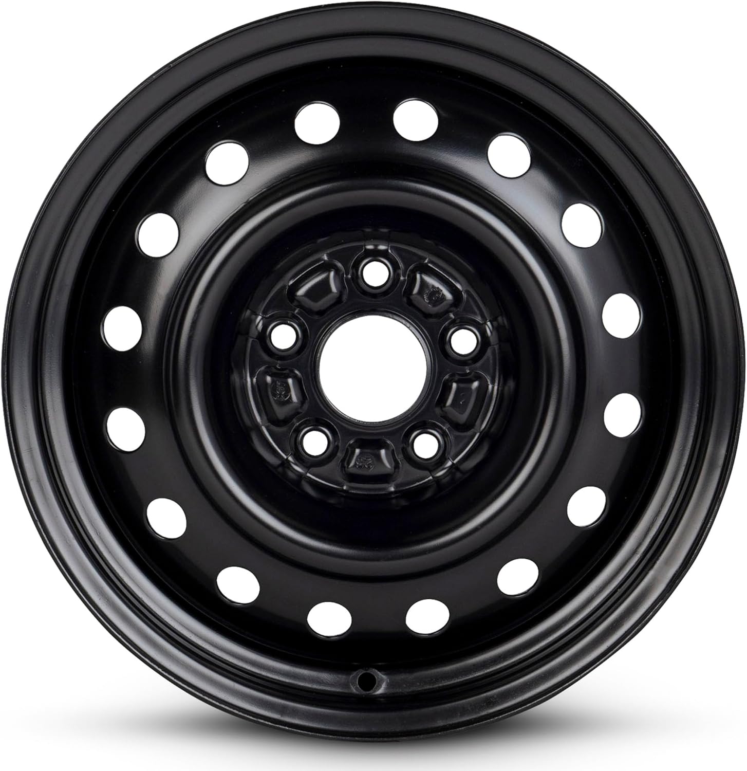 For 03-07 Honda Accord 16 Inch Painted Black Steel Rim - OE Direct Replacement - Road Ready SUV Wheel