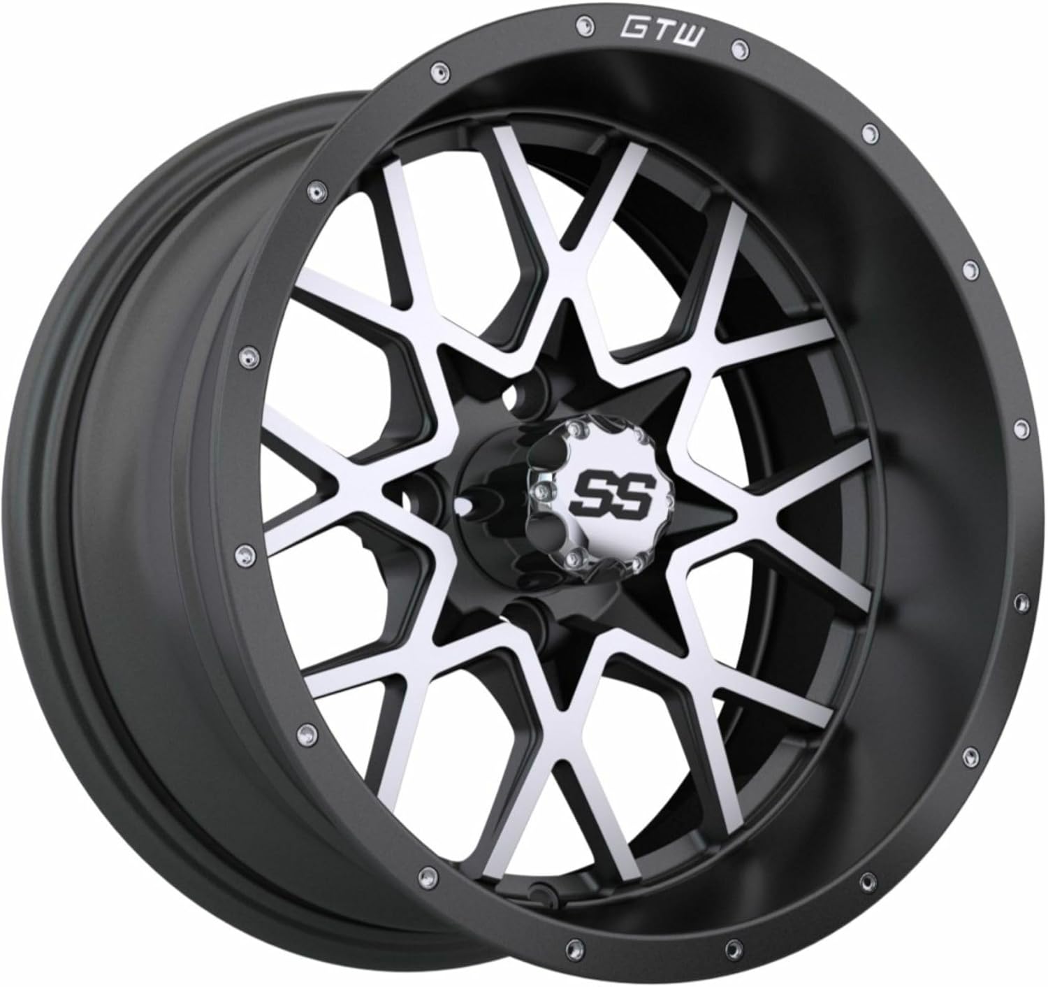 Vortex Aluminum Golf Cart Wheel - 4\/4 | 3:4 Offset