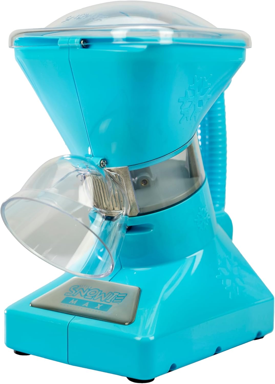 SNOWIE - Little Snowie Max Snow Cone Machine - Premium Shaved Ice Maker, With Powder Sticks Syrup Mix, Entrepreneur Kit, Light Blue