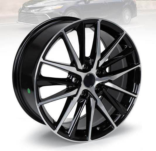 18\u201C x 8\u201D Wheels Rim for Toyota Camry 2021\/2022\/2023 Replacement Wheels Black 95093