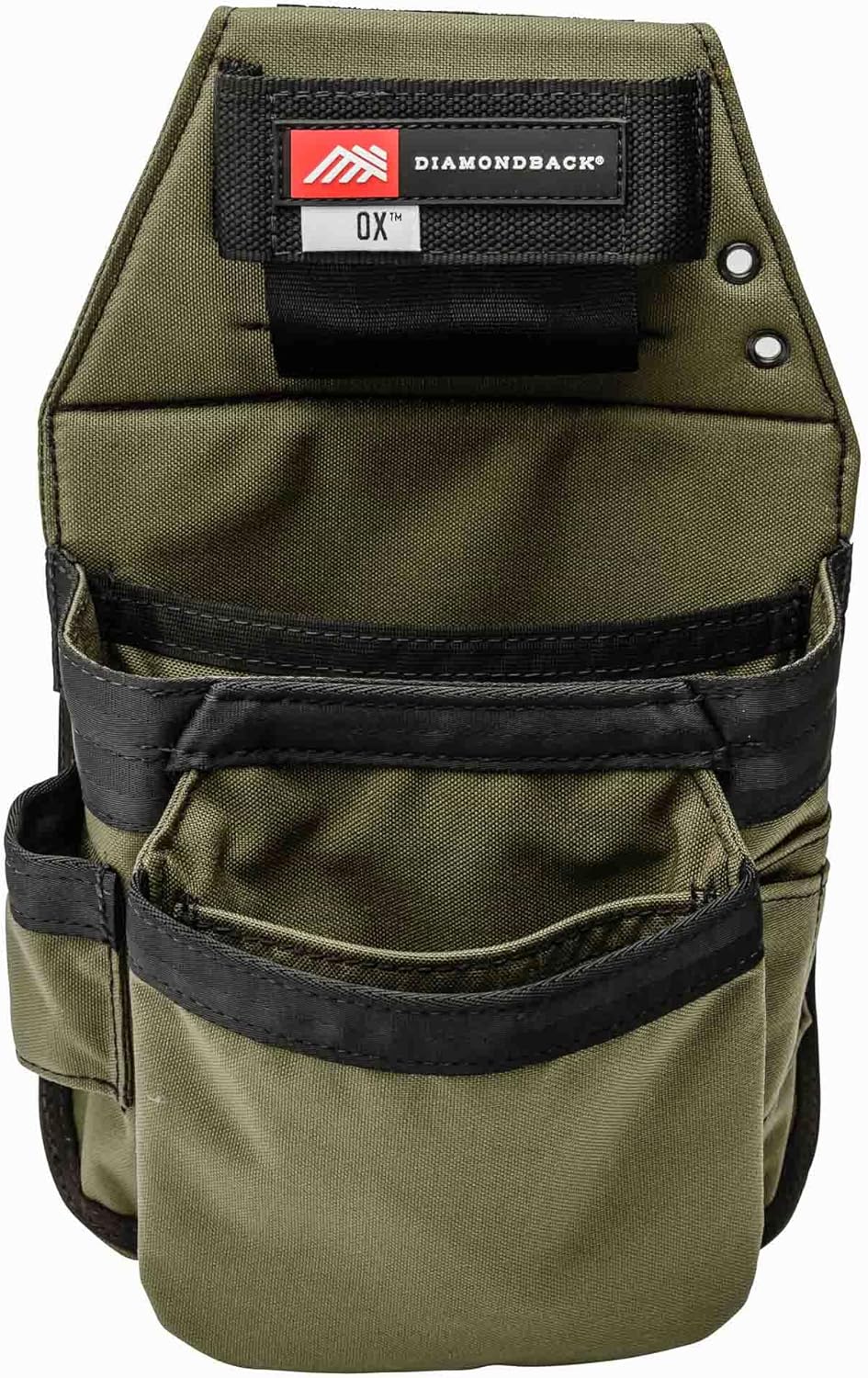 Diamondback Ox 2.0 Tool Pouch - Right-Sided Tool Belt Pouch - Ideal Carpenter & Electrician Tool Pouches for Tools, Punches & Fasteners