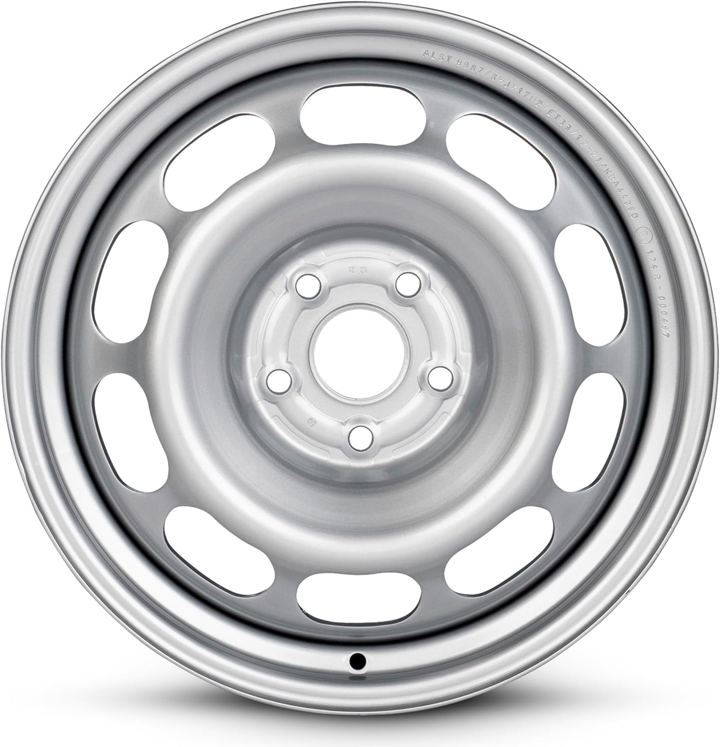 For 16-21 Toyota C-HR 17 Inch Painted Silver Steel Rim - OE Direct Replacement - Road Ready SUV Wheel