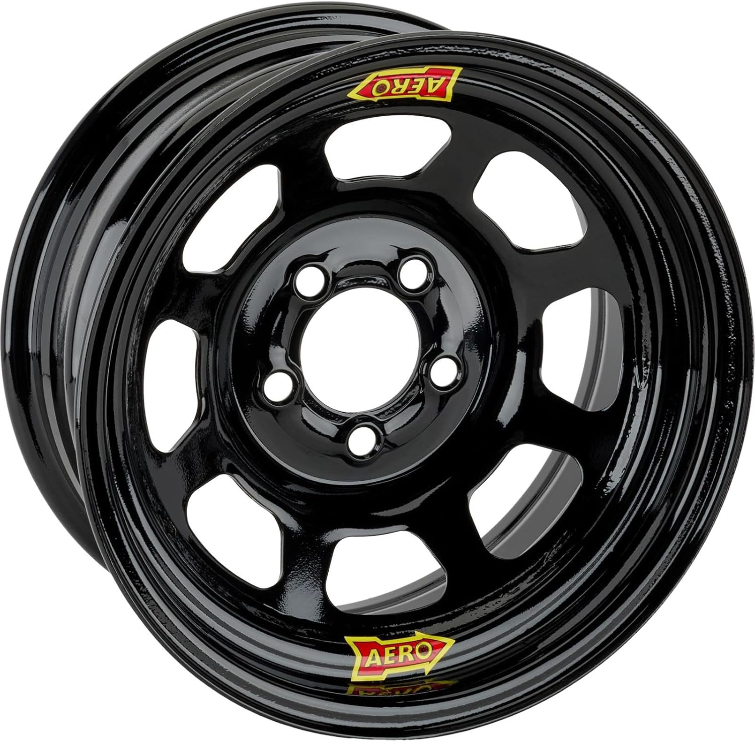 Aero Wheels 50-174530 50 Series Roll-Formed Race Wheel Size: 15 x 7 Bolt Pattern