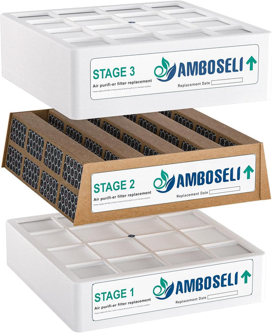 3 Pack Replacement Filter Compatible with IQAir HealthPro Series Air Purifier