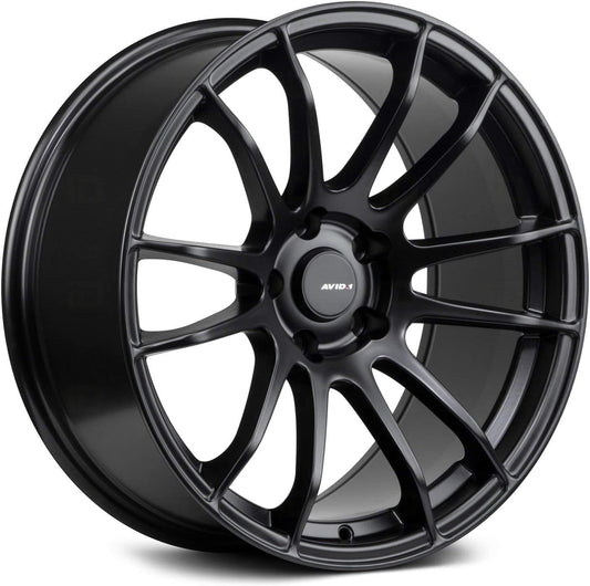 AVID.1 AV-20 Matte Black 17x8 Custom Wheel \u2013 5x100 Bolt Pattern with +35 Offset \u2013 Lightweight Performance Alloy Wheel \u2013 Aggressive Street Style & Track-Ready Car Accessories