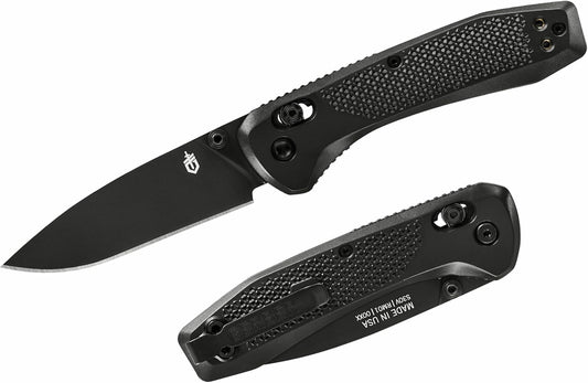 Gerber Gear Sedulo - Lightweight Folding Pocket Knife - Compact, Tactical EDC Gear for Camping & Outdoor - Ergonomic Utility Tool - Made in USA - Black