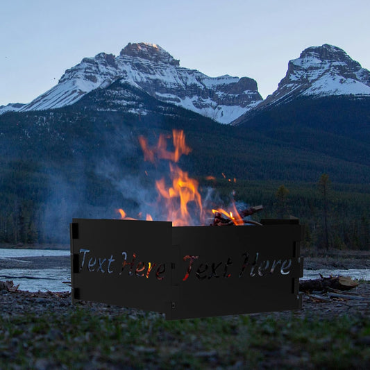 Bnesi Personalized Outdoor Metal Fire Pit Custom Magical Fire Pits Customizable Attractive Fire Pit Metal Art Work