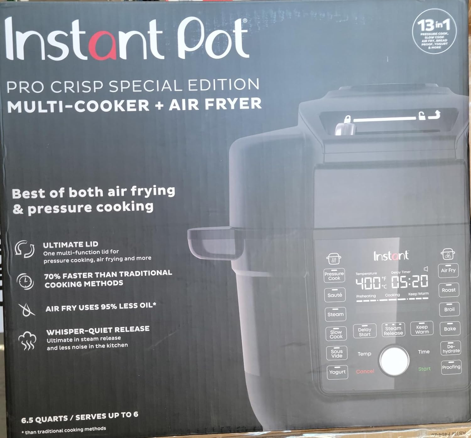 Instant Pot Pro Crisp Ultimate Lid 6.5qt
