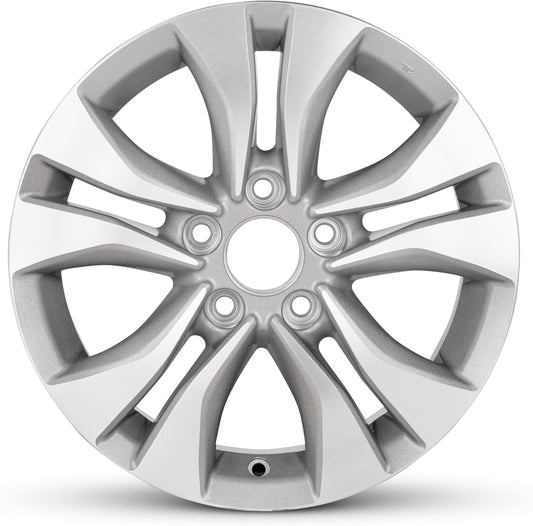 For 1995-1998 Acura TL 16 Inch Machined Face with Painted Inlay Gray Rim - OE Direct Replacement - Road Ready Car Wheel