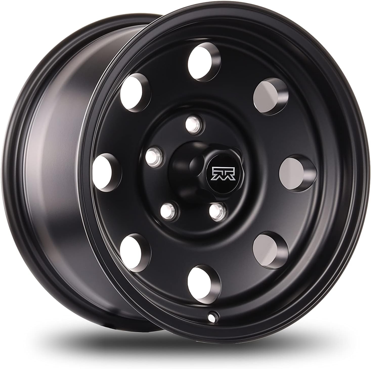 16x8 Mudder Trucker MT614 Diesel Satin Black 5x127 5x5 ET0 wheel rim