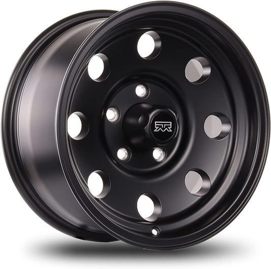 16x8 Mudder Trucker MT614 Diesel Satin Black 5x127 5x5 ET0 wheel rim