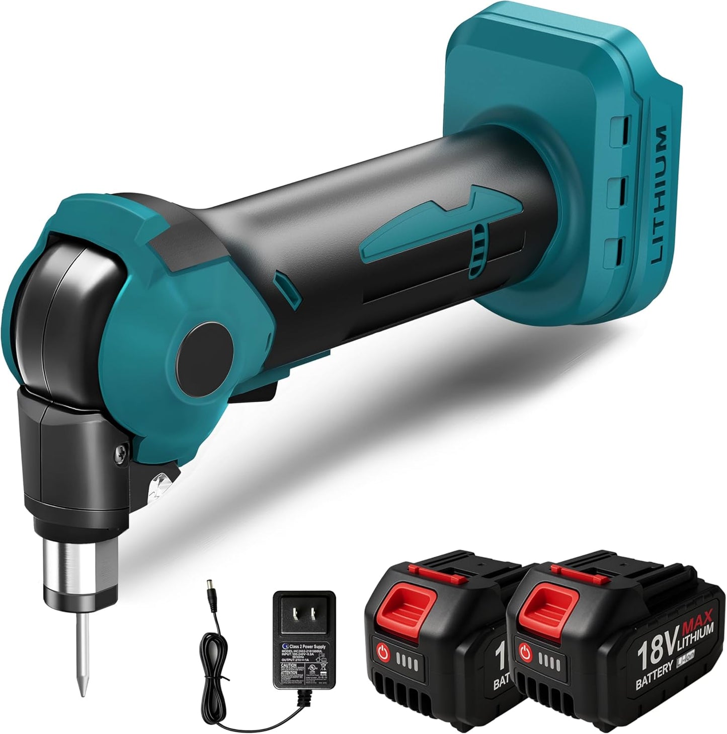 Palm Nailer Cordless Auto Hammer Compatible with Ma-kita 20V\/18V Battery, Power Framing Nailer, 0-90° Adjustable Palm Nail Gun with Magnetic Tip for One-handed Use on Joist Hangers (Battery Included)