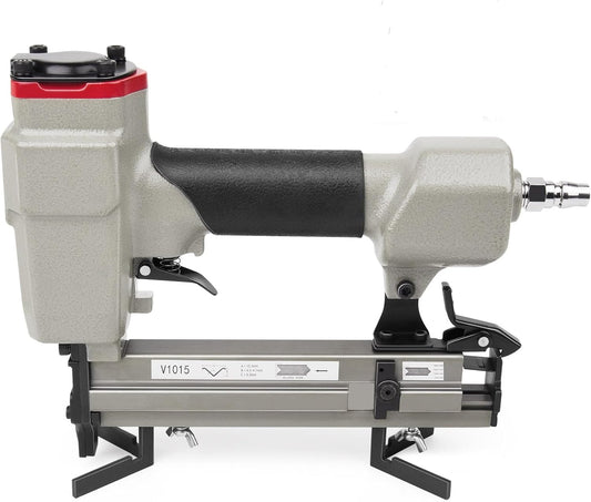 RZX V1015B Pneumatic Picture Frame Nailer - 1/4-Inch to 5/8-Inch V-Nailer for Wood Frames, Professional Framing Tool