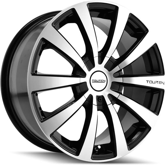 Touren TR3 3130 Black Wheel with Machined Face (16x7"/10x112mm)