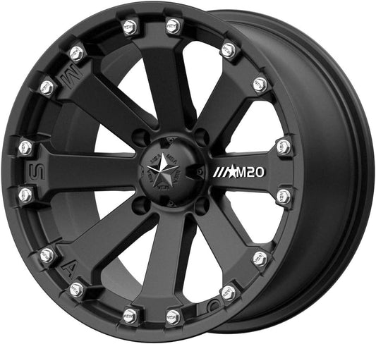MSA Offroad Wheels MA20 14X7 4X137 S-BLK 00MM - M20-04737
