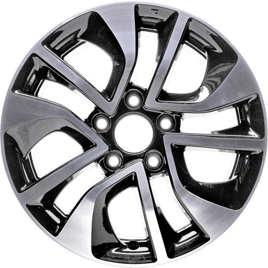 Partsynergy Replacement For New Aluminum Alloy Wheel Rim 16 Inch Fits 2013-2015 Honda Civic 10 Spokes 5-114.3mm