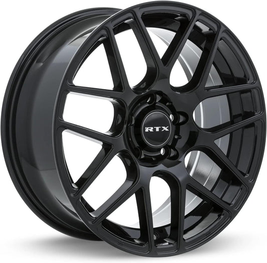 RTX ENVY Custom Wheel - 18x8, 38 Offset, 5x114.3 Bolt Pattern, 73.1mm Hub - Gloss Black Rim