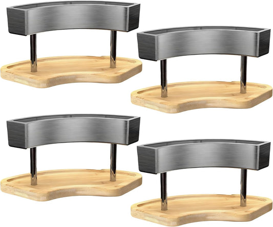 Tabletop Fire, Flexible Configuration, 4 Pieces, Outdoor Camping Stove, Travel Fire Pit, Compact Heating Design, for Balcony, Backyard, Picnic