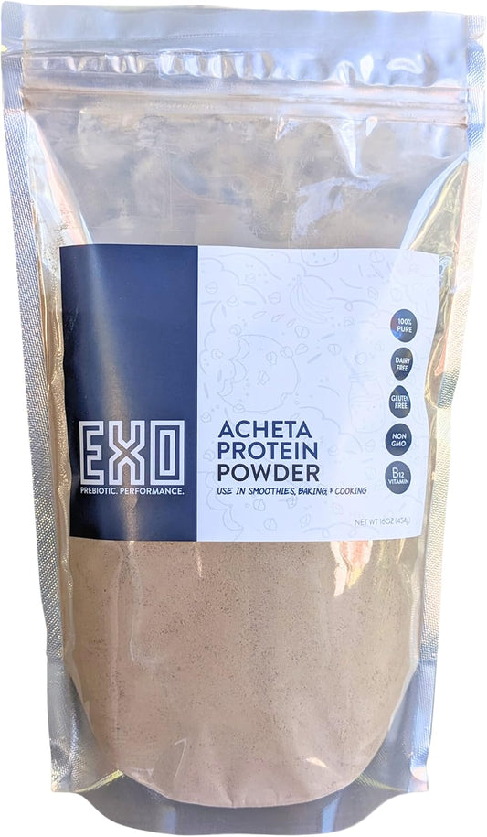 EXO Pure Cricket Protein Powder, 1 Pound, Low Carb, Dairy Free, Gluten Free