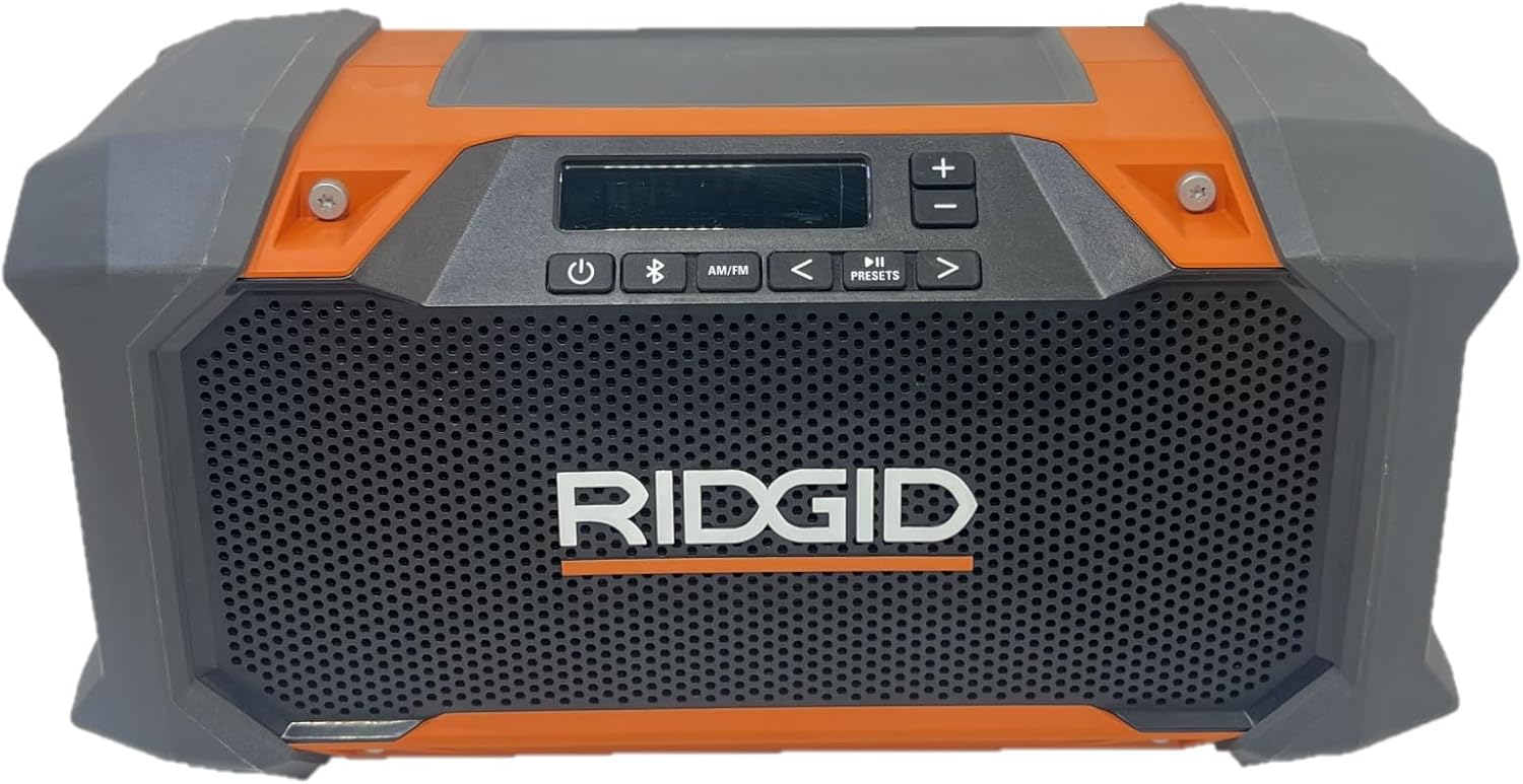 RIDGID 18V Hybrid Jobsite Radio with Bluetooth Technology (Tool Only) R84089B