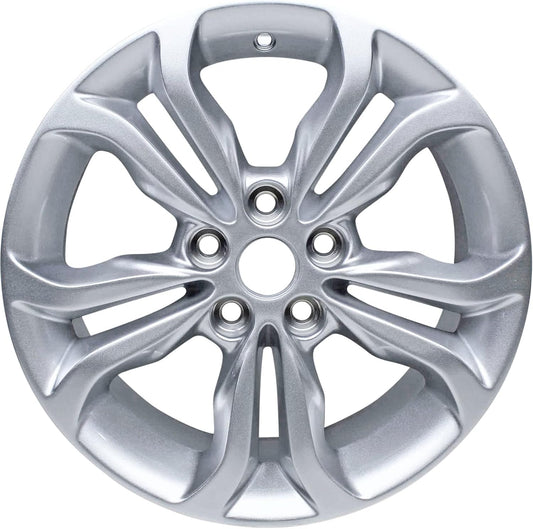 Factory Wheel Replacement 16x7" 16 Inch Silver Aluminum Alloy Wheel Rim For Chevrolet Cruze 2019 | ALY05879U20N | Direct Fit - OE Stock Specs