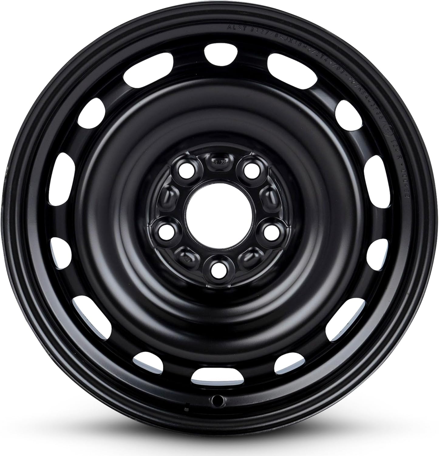 For 96-14 Mitsubishi Lancer Evolution 16 Inch Black Steel Rim - OE Direct Replacement - Road Ready Car Wheel