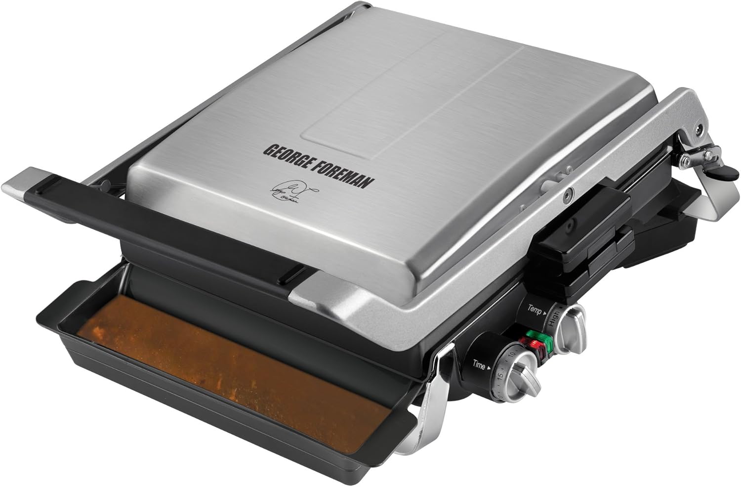 George Foreman GRP3102SBB 6 Serving Removable Plate Grill, Stainless Steel