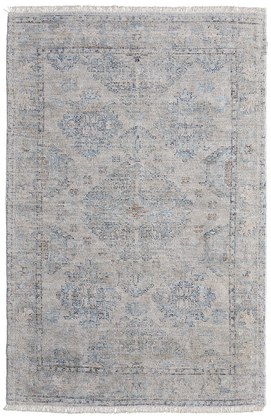 Room Envy Ramey 5 x 8 (ft) Loomed Wool Latte Tan/Natural Tan Rectangular Indoor Abstract Bohemian/Eclectic Area rug