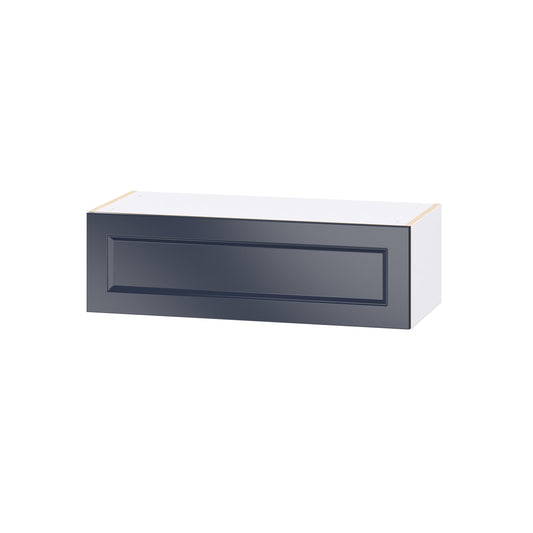 Hugo&Borg Lorette 33-in W x 10-in H x 14-in D Navy Blue Wall Fully assembled Cabinet Recessed Panel