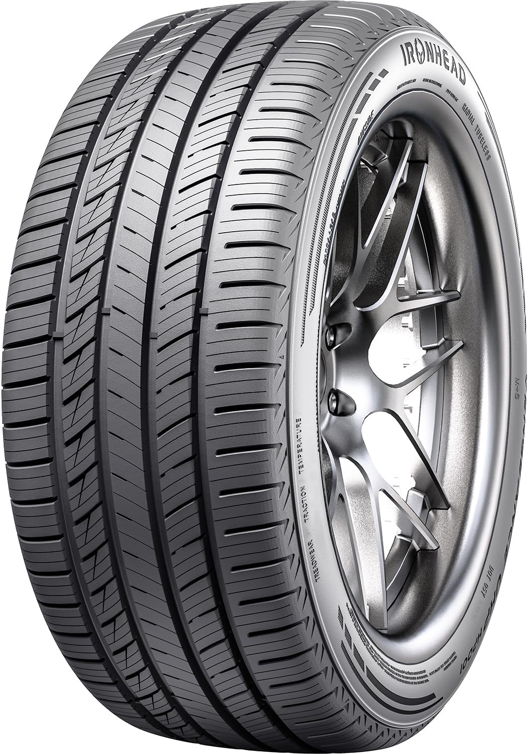 Ironhead Vengeance UHP HPD01 Truck/SUV All-Season High Performance Radial Tire-245/50R19 245/50/19 245/50-19 101W Load Range SL 4-Ply BSW Black Side Wall UTQG 600AA