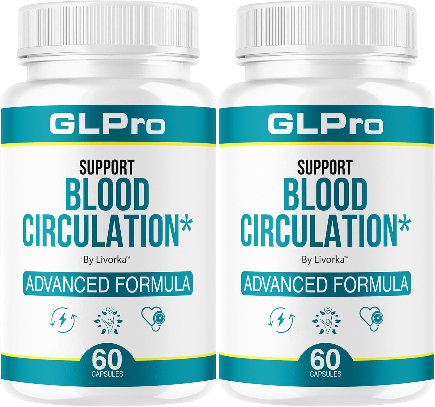 (2 Pack) GLPro – GL Pro Capsules Support Formula, GLPro Blood Support Balance Formula Premium Natural Pills - Maximum Strength, Multivitamin for Overall Health & Wellness, 120 Capsules for 2 Months