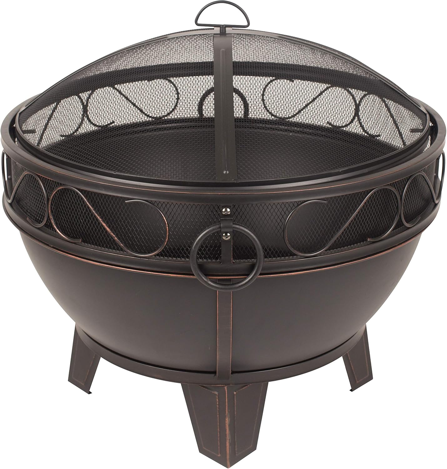 GHP Group OFW295R Bellora fire Pit, Rubbed Bronze