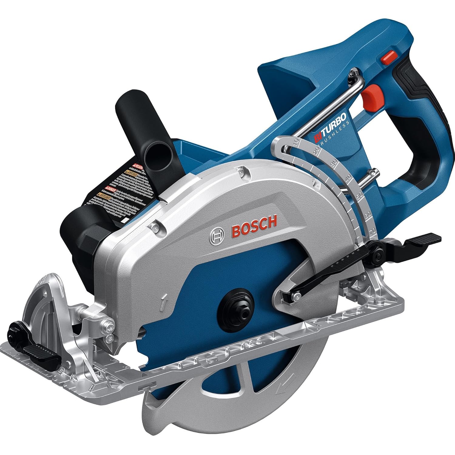 BOSCH GKW18V-26N PROFACTOR 18V 7-1/4" Rear Handle Circular Saw - BITURBO Brushless Technology, 5000 RPM, Lightweight Ergonomic Design, Left Blade Orientation, Electronic Brake, Dust Port (Bare Tool)