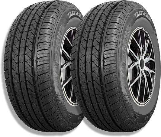 Set of 2 (Two) Travelstar UN99 All Season 215\/60R17 96H All Season Radial Passenger Car Tire 215\/60\/17 - Includes Road Hazard Warranty (Tire Only)
