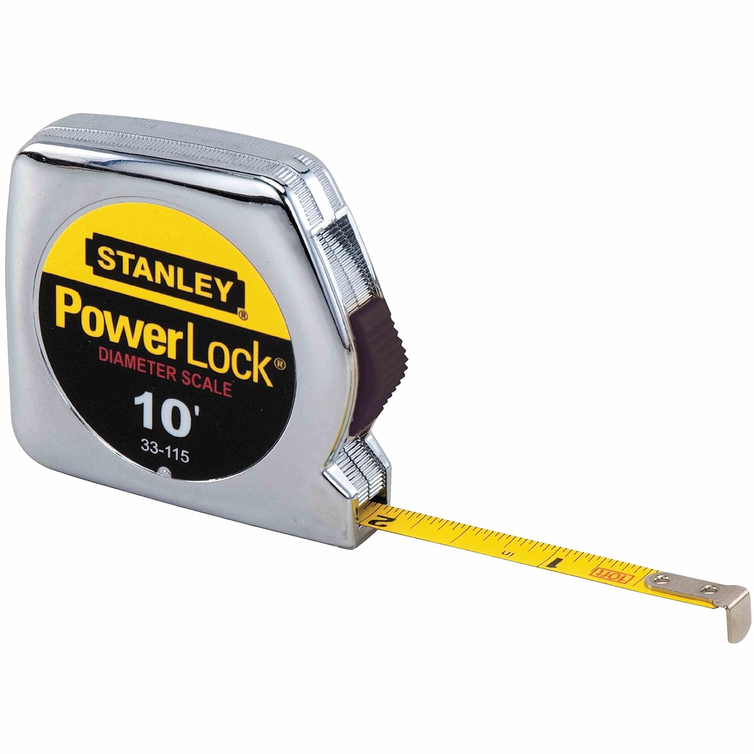 Stanley Tools 33-115 24 Pack 10ft. Powerlock Pocket Tape Rule With Diameter Scale