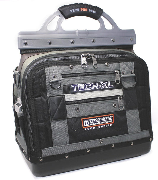 Veto Pro Pac Tech XL Tool Bag, 1-Pack,Black, Grey