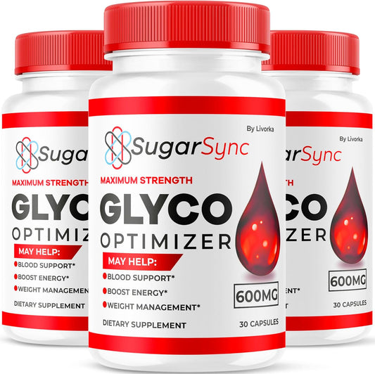 (3 Pack) Sugar Sync Glyco Optimizer, Sugar Sync Glyco, SugarSync, SugarSync Glyco Optimizer, SugarSync Glyco, Sugar Sync Glyco Optimiser, Sugar Sync Glyco Optimizer Reviews, 90 Capsules