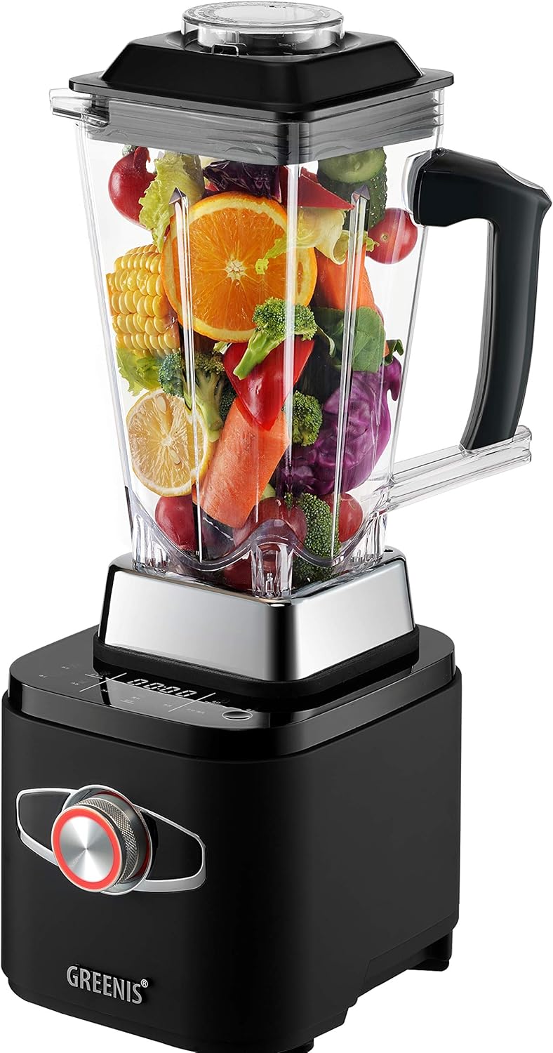 Greenis FGR 8830 Smart Power Blender - BLACK with, Thermometer in Tamper