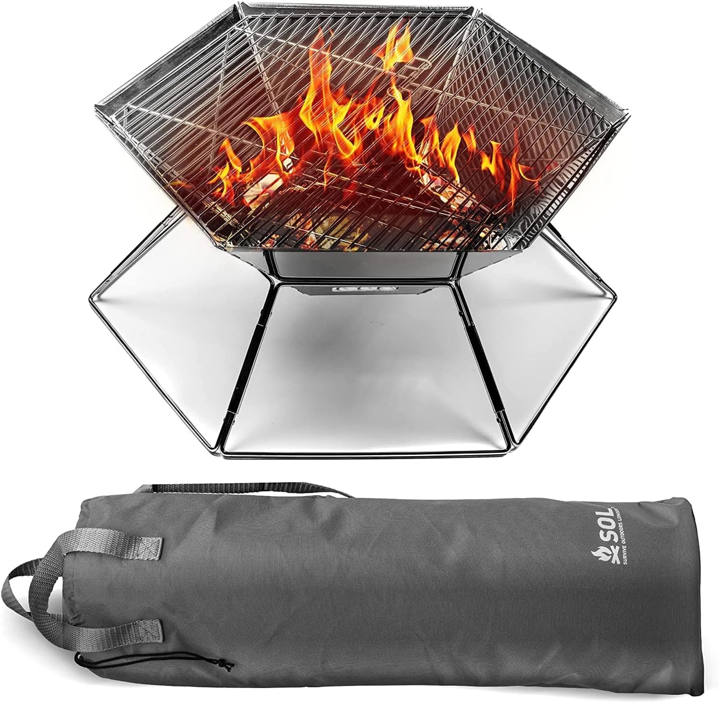 Survive Outdoors Longer Flatpack Packable Fire Pit