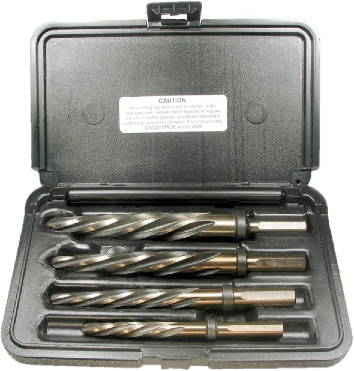 Viking Drill and Tool 12270 CR-4SP 4 piece Set Type 50-UB Standard Flute Magnum Super Premium Car Reamer
