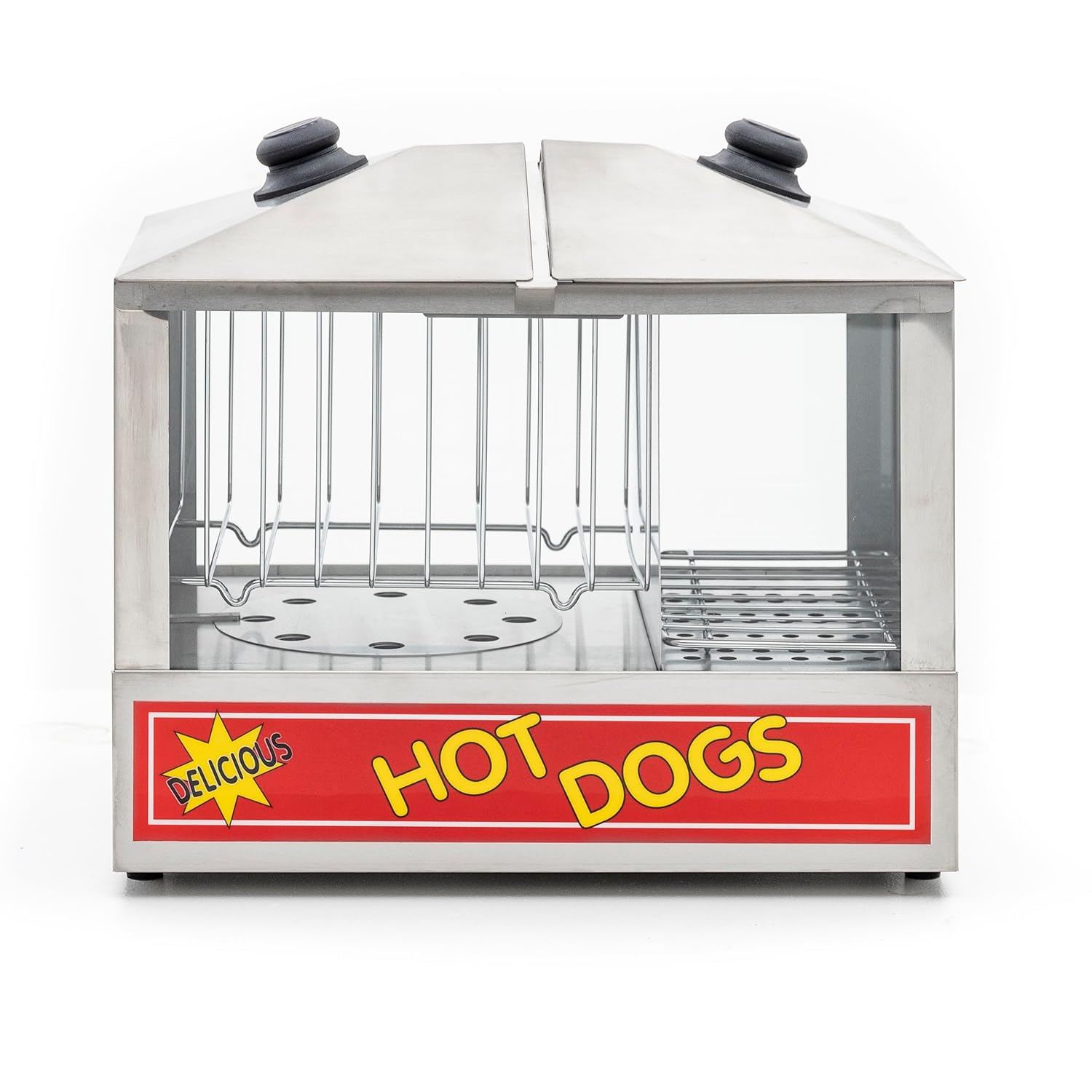 Adcraft Hot Dog Steamer, in Stainless Steel (HDS-1300W/100)