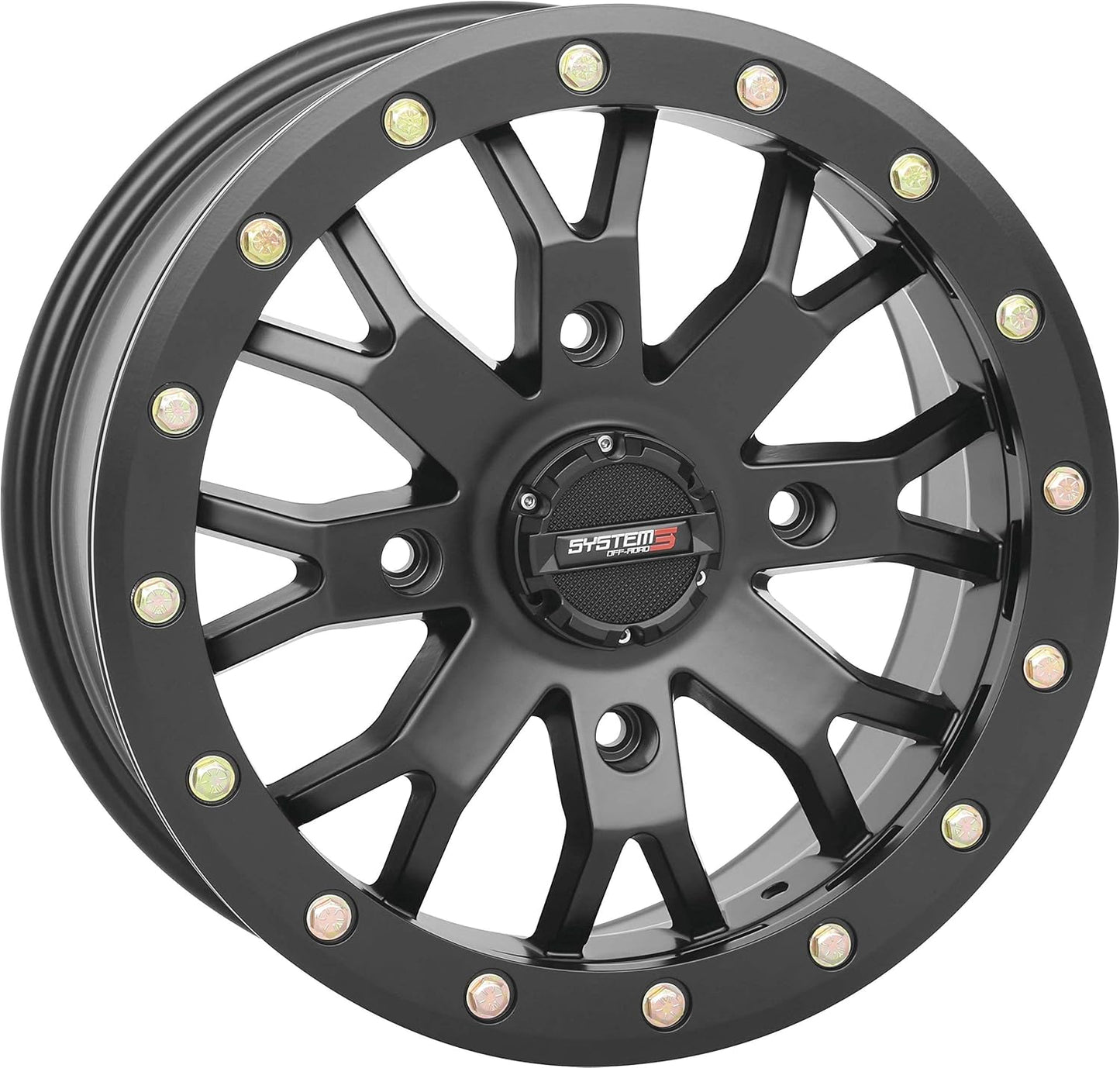 System 3 15S3-3137 SB-4 Wheel - 15x7-5.5+1.5(+45mm) - 4/137 - Matte Black