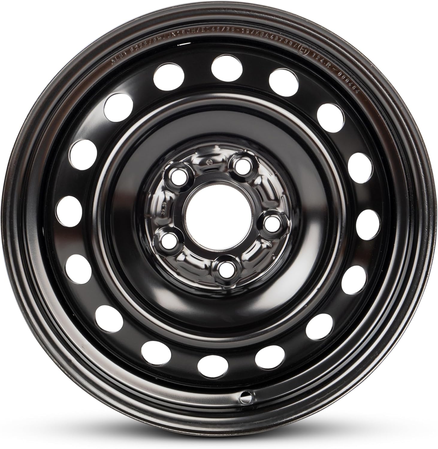 For 2010-2015 Mitsubishi Outlander 16 Inch Painted Black Rim - OE Direct Replacement - Road Ready Car Wheel